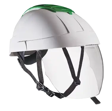 Casque d'électricien à écran intégré, anti arc, isolé 1000v - AGI Robur - 436081
