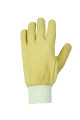 Paire de gants cuir de bovin, hydrofuge, protège poignet, taille 9 - AGI Robur - 436116