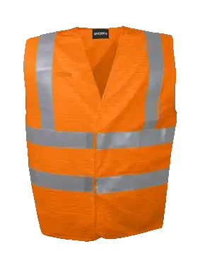 Gilet de signalisation orange fluo multirisques en iso 20471 en 1149-5 en iso 14 - AGI Robur - 436152