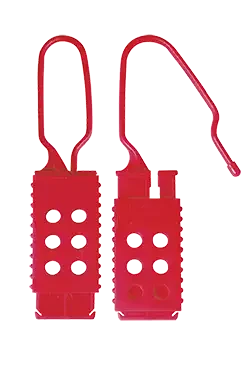 Cadenas de consignation rouge, non conducteur, anse 6 mm, clé n°1 - AGI Robur - 437241