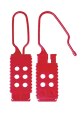 Cadenas de consignation rouge, non conducteur, anse 6 mm, clé n°1 - AGI Robur - 437241