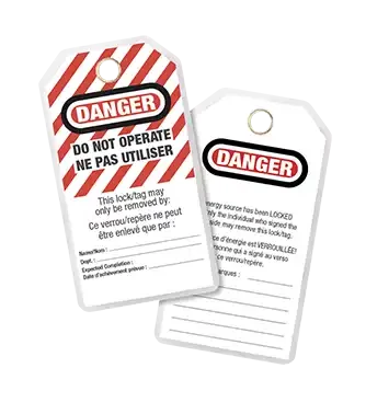 Jeu de 12 étiquettes de consignation stratifiées - AGI Robur - 437415