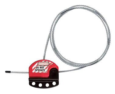 Câble de consignation acier revêtu vinyle, diam. 4 mm, long. 1.80 m, ajustable - AGI Robur - 437429