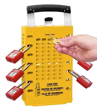 Boite de consignation. peut se fixer au mur ou être transportée. cap. 14 cadenas - AGI Robur - 437435