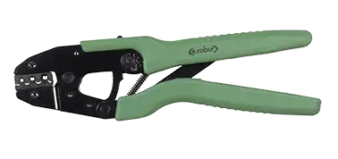 Pince à sertir à cliquet pour cosses plates à fut ouvert de 0,5 à 6,0 mm² - AGI Robur - 442002