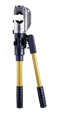 Presse hydraulique manuelle à deux étages force 120 kn, capacité 300 mm². - AGI Robur - 444023