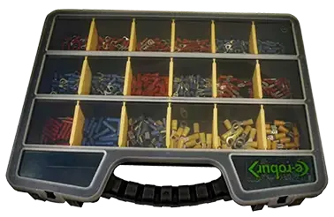 Assortiment de 414 cosses isolées en organiseur - AGI Robur - 445562