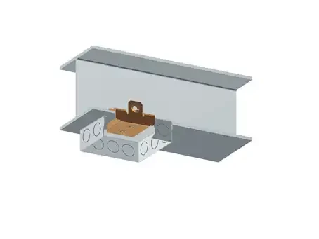 Attache pour plat 14 - 20 et perçage m6 - AGI Robur - 861045