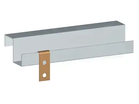 Attache pour plat 1,5 - 5et perçage 6 - AGI Robur - 861251