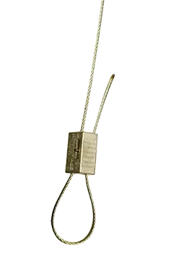 Attache acier zingué pour câble de suspension de3,0 à 4,75 mm, charge 290 kg. - AGI Robur - 861343