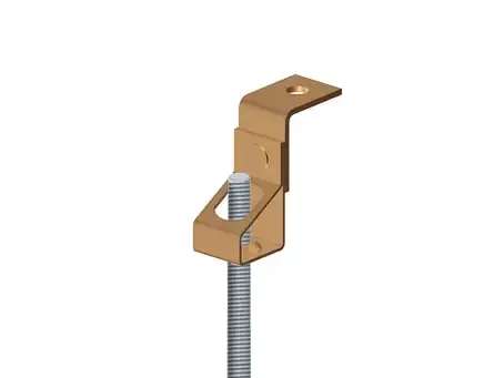 Attache à visser avec perçage m8 - AGI Robur - 861696