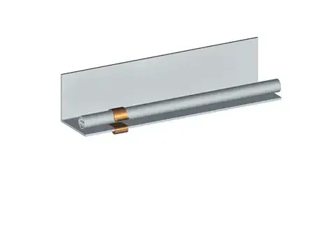 Attache bord de tôle pour tube de 15-19 mm et pour plat de 8-12 mm. 100 pièces - AGI Robur - 891034