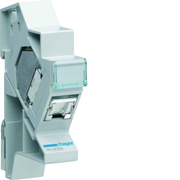 Connecteur rj45 catégorie 6 pour grade 3 + support modulaire - Hager - TN002S