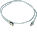 Cordon de brassage rj45/rj45 grade 3 longueur 1m - Hager - TN714
