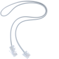 Cordon téléphone rj11/rj45 longueur 0.50m - Hager - TN822