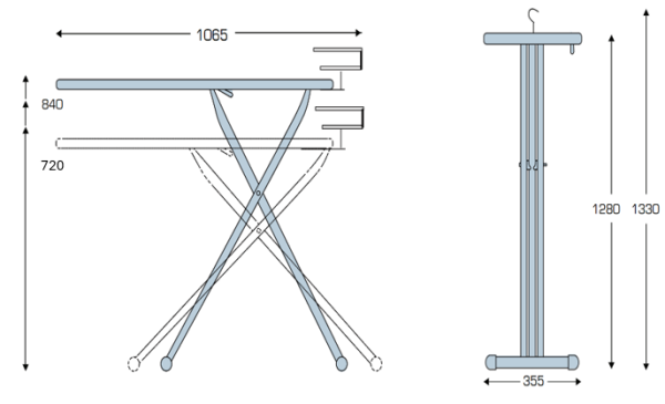 Planche à repasser swivel - JVD - 8661550