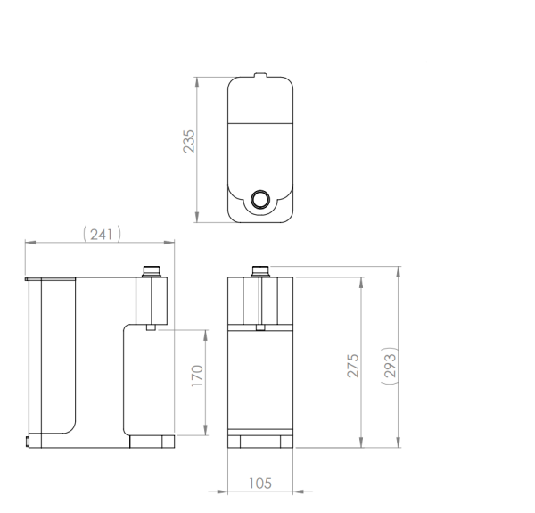 Royce - source d'eau chaude instantanée - JVD - 8662198