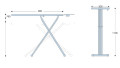 Table à repasser element - JVD - 8662507