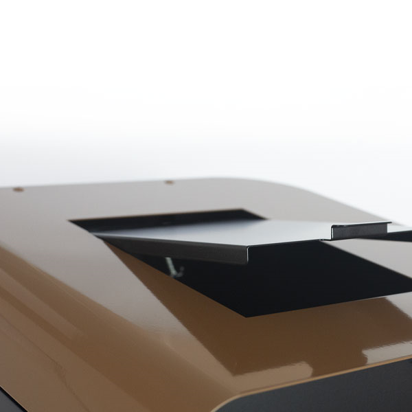 Borne de tri sélectif marron - JVD - 8992299-BRN