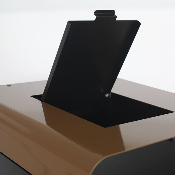 Borne de tri sélectif marron - JVD - 8992299-BRN