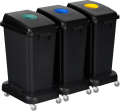 Lot de 3 collecteurs de tri sélectif 60l - JVD - 8992306