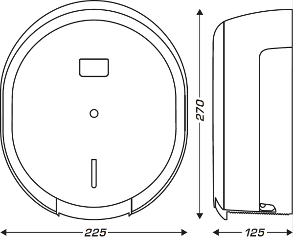 Cleanline jumbo 200 blanc dévidage frontal - JVD - 8992315