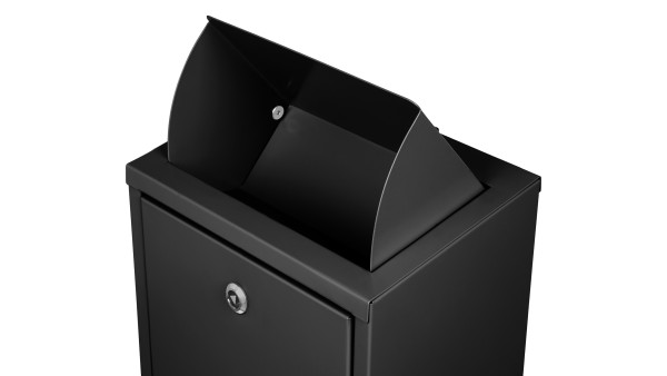 Poubelle hygiène féminine murale noir mat - JVD - 8992509