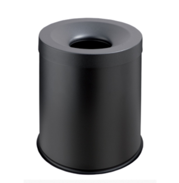 Poubelle antifeu 14l noir certifiée - JVD - 8992510