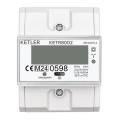 Compteur électrique modulaire KETLER - Tétra 80 A - Certifié MID - Simple tarif - Sortie d'impulsion - Affichage LCD - Ketler - KETR8002