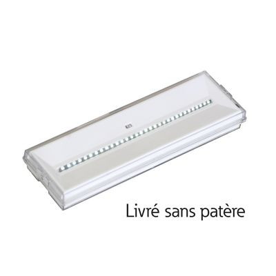 Planete adressable adr/cgline+ - 400lm/1h - ip43 ik08 - livré sans patère - Luminox - 17143SP