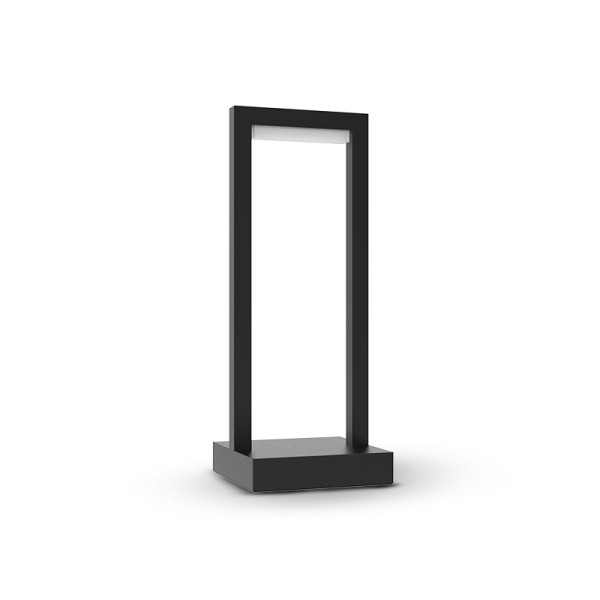 Lampe de table fixe 2,5w 3cct dim ik06 ip54 rect - Miidex - 100984