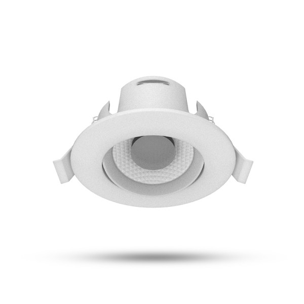 Carat ii cct spot plafond 9w 3k/4k/6.5k orient & inclinab connect blc - Miidex - 101052