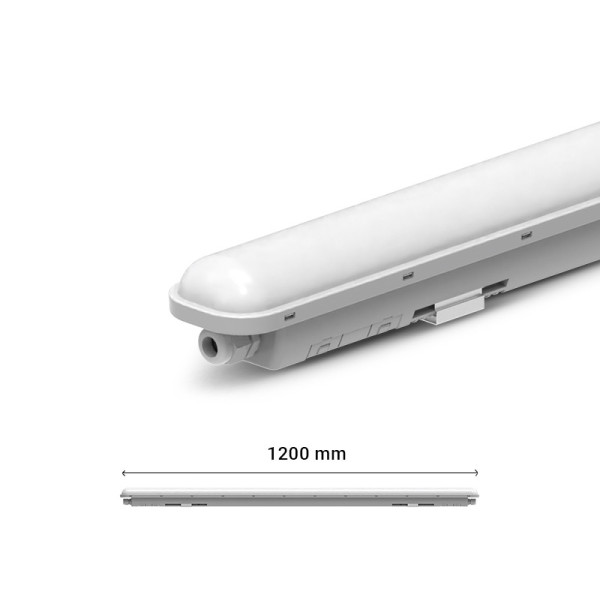 Tarn etanche led int 1200mm 40w 4000k ip65 ik08 tra 3a - Miidex - 101058