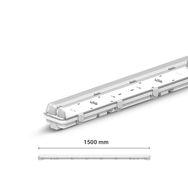 Nil ii tube etanche tube led 1500 x2 (x6) - Miidex - 101064