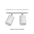 Jasmin applique int pour 2xgu10 ip20 blanc - Miidex - 101071