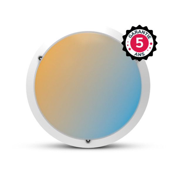 Rondo cct ii hublot diam 300mm 15w 3000/4000/6000k blc 5ans - Miidex - 101091