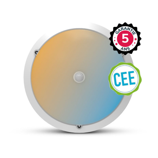 Rondo cct ii 15w 3000/4000/6000k blc ip65 + detecteur ir 5ans - Miidex - 101093