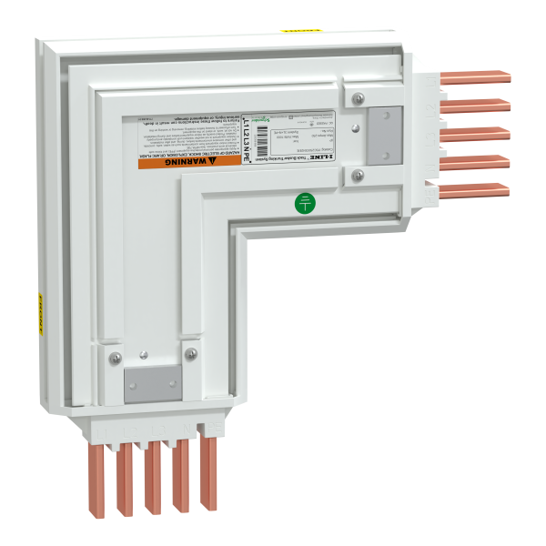 I-line track-coude 250a avec neutre interne-3ph+n+per-ip42-250a-ral9003 - Schneider Electric - ITSC250GS42EIE