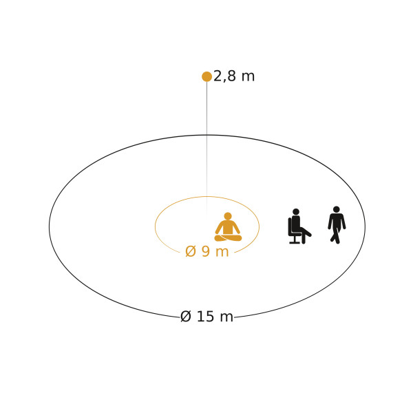 Détecteur de présence true presence bt ipd encastré blanc rayon 15 m - Steinel - 085506