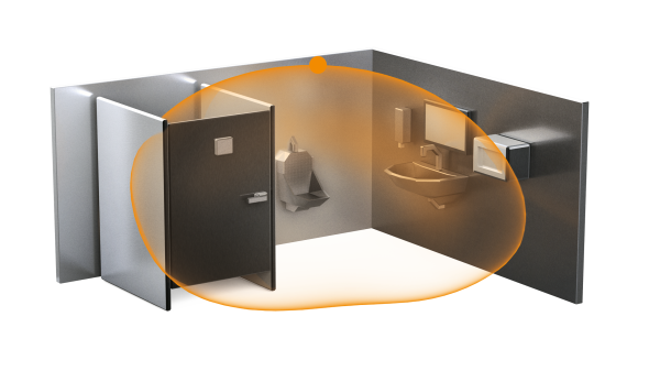 Détecteur de mouvement hf 360-2 ip encastré blanc rayon 12 m - Steinel - 086671