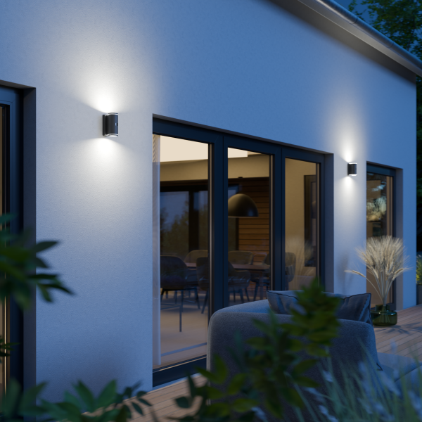 Applique l 940 sans détecteur bluetooth anthracite  et 2 led gu-10 - Steinel - 087746