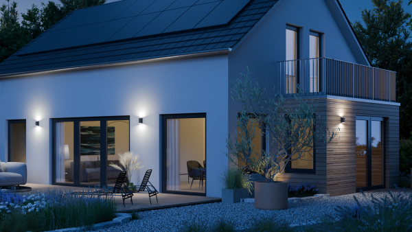 Applique l 940 sans détecteur bluetooth anthracite  et 2 led gu-10 - Steinel - 087746