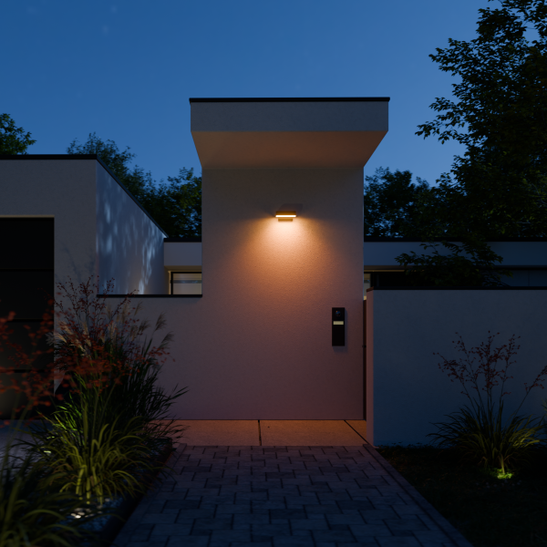 Applique l 800 led avec détecteur et bluetooth anthracite eu - Steinel - 091361