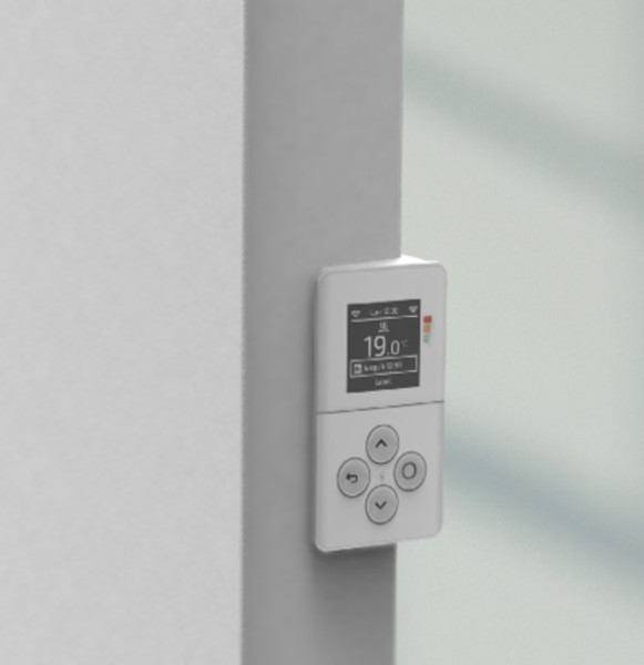 Radiateur chaleur douce connecté seville format vertical 1800w blanc - Thermor - 443886