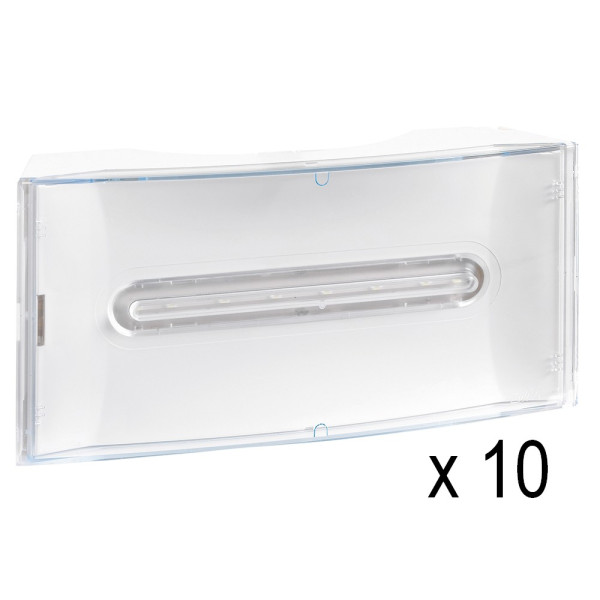 Lot de 10 baes evacuation uralife 118218 reconditionné sans patère - URA - UR818218M-R