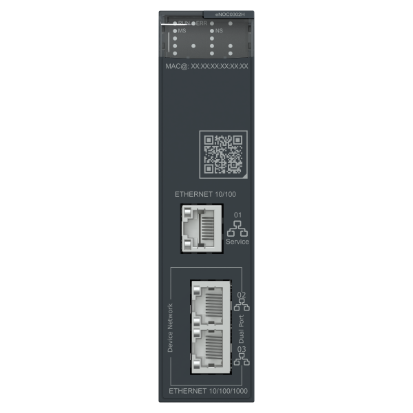 Modicon x80 - module réseau ethernet/ip et modbus/tcp - 10/100/1000mbit/s-durcie - Schneider Electric - BMENOC0302H