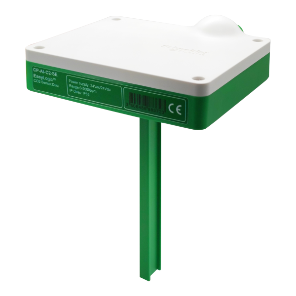 Easylogic capteur de gaine analogique qualtité d'air co2 - Schneider Electric - CP-AI-C2-SE