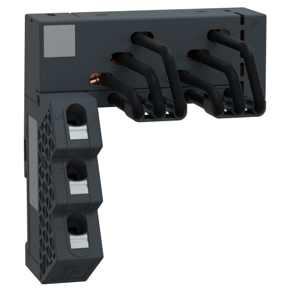 Tesys - optionoption snap in  - 2 dérivation pour jeu de barres lf gv2 63a - Schneider Electric - GV2G2LA