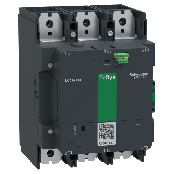 Tesys giga, 3p(3no), 800a, bobine ac/dc 600v, standard - Schneider Electric - LC1G800XXEN