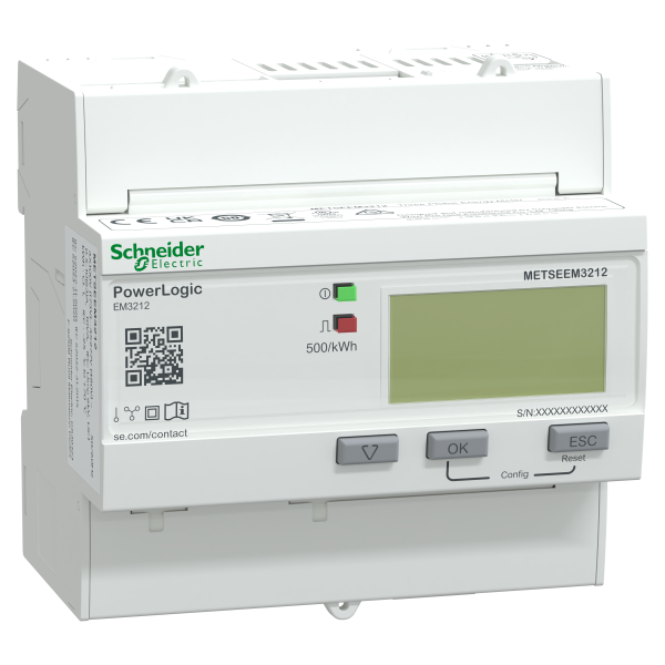 Powerlogic - compteur d'énergie tri - 63a - em3212 - Schneider Electric - METSEEM3212